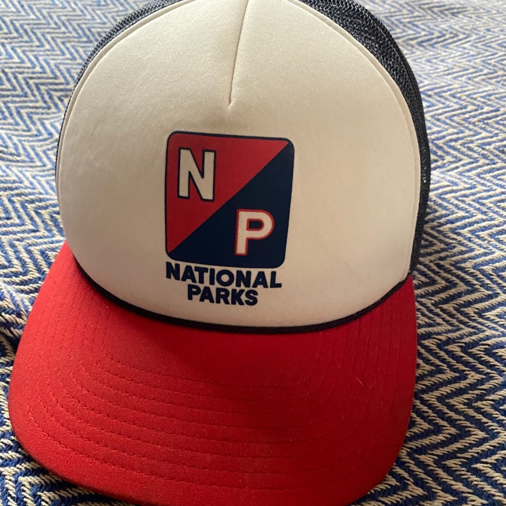 National Parks snap back 
Red white and navy